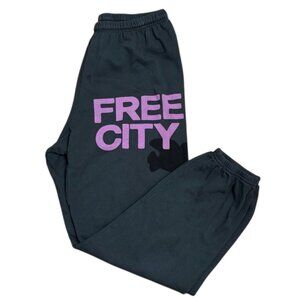 FREECITY Logo Sweatpants Grey Tent Size M – Unisex (Imperfect) - New